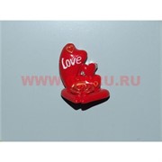 Магнит "Сердечки с розой love"