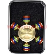 Spinner Fidget спиннер игрушка из латуни в коробочке