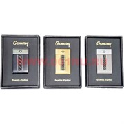 Зажигалка газовая Gemony (15) гладкая с узорами цвета микс