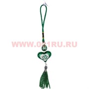 Подвеска мусульманская зеленая "сердце" 12 шт/упаковка