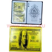 Карты пластиковые Ok Royal 100 Dollar 54 карты 72 набора 14 колоды
