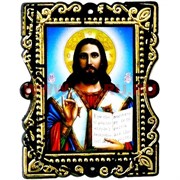 Православный оберег "Иисус Христос" (пластик с рисунком)