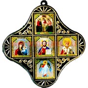Православный оберег "Пять икон" (простая) 50 шт/уп
