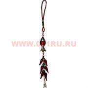 Амулет подвеска «рыбка длинная с перцами»