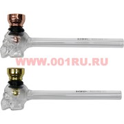Трубка курительная стеклянная D&K «череп» 8441