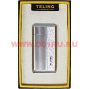 Зажигалка газовая Teling металл с полосками
