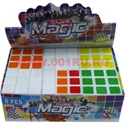 Кубик Головоломка 5,8 см с белым фоном Magic Cube