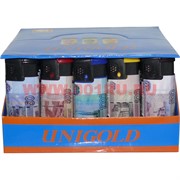 Зажигалка газовая Unigold «рубли» 50 шт/бл