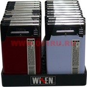 Зажигалка газовая Wisen плоская 20 шт/бл