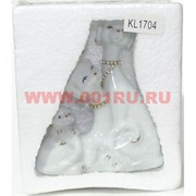 Собачки фарфоровые семья (KL-1704) символ года 14 см 3 цвета
