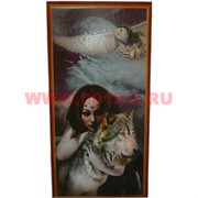 Нарды с рисунками 50x25 см из березы