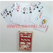 Карты игральные 888 пластиковые 144 шт/кор