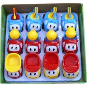 Машинки мини в виде животных Animal Cars 12 шт/уп