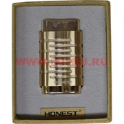 Зажигалка газовая Honest под золото