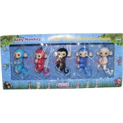 Игрушка Обязьянка Fingerlings цена за упаковку из 5 шт