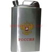 Фляга «канистра» Россия 78 унций в чехле с ремешком