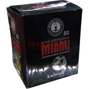 Уголь для кальяна Miami для калауда 80 шт