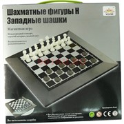 Шахматы и шашки магнитные (QX8418)