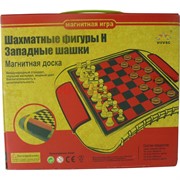 Шахматы и шашки магнитные (QX5480)