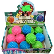 Мячик Animal Spiky Ball светящийся цена за 12 шт