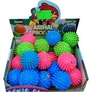 Мячик Animal Spiky Ball светящийся со смехом цена за 12 шт