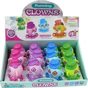 Игрушка заводная «Клоуны» 12 шт/уп