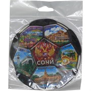 Магнит в виде футбола 6 шт «Сочи»