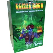 Уголь для кальяна 72 шт Genie Coco от Mya