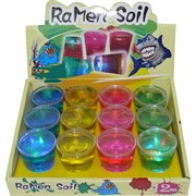Лизун мялка в стаканчике RaMen Soil 12 шт/уп
