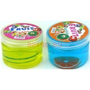 Лизун мялка слайм Fruit Bubble с цукатами