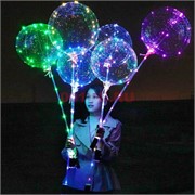 Светящийся шар Бобо светодиодный LED на палочке 3 м