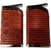 Зажигалка газовая Bolin турбо текстурная