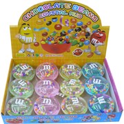 Лизун мялка M&amp;M's с бисером 12 шт/уп
