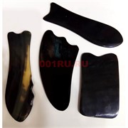 Массажер для гуаша из коровьего рога большой