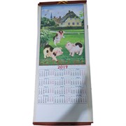 Календарь из рисовой бумаги символ 2019 года Свинья 5-6 моделей