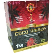 Уголь для кальяна Coco Prince 1 кг 26 мм