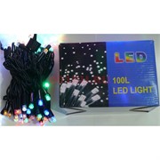 Гирлянда 100 LED ламп 10 м разноцветные