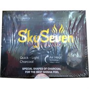 Sky Seven быстроразжигающийся уголь 100 кубиков 40 мм