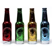 Зажигалка газовая «бутылка пива» 4 цвета