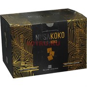 Уголь для кальяна NusaKoko кокосовый 1 кг 22 мм 96 кубиков