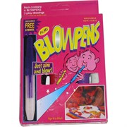 Фломастеры аэрографы Blowpens 6 шт с трафаретом