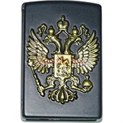 Зажигалка газовая «герб России» турбо слайдер