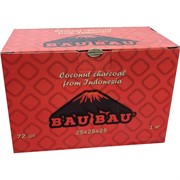 Кокосовый уголь для кальяна Bau Bau 72 кубика 25x25 мм 1 кг