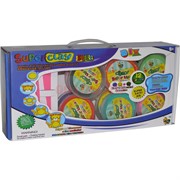 Легкая глина Super Clay 12 шт/уп с инструментами
