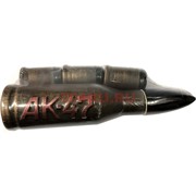 Бутылка керамическая «АК-47» + 3 стакана