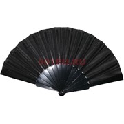 Веер черный однотонный 12 шт/упаковка