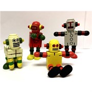 Игрушка деревянная «Робот» с двигающимися конечностями