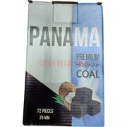 Кокосовый уголь Panama для кальяна 25 мм 72 шт 1 кг