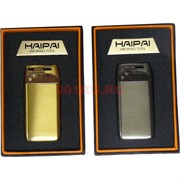 Зажигалка газовая Haipai «металл гладкая округлая»