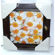 Ключница деревянная 23x23 см (рисунки в ассортименте)